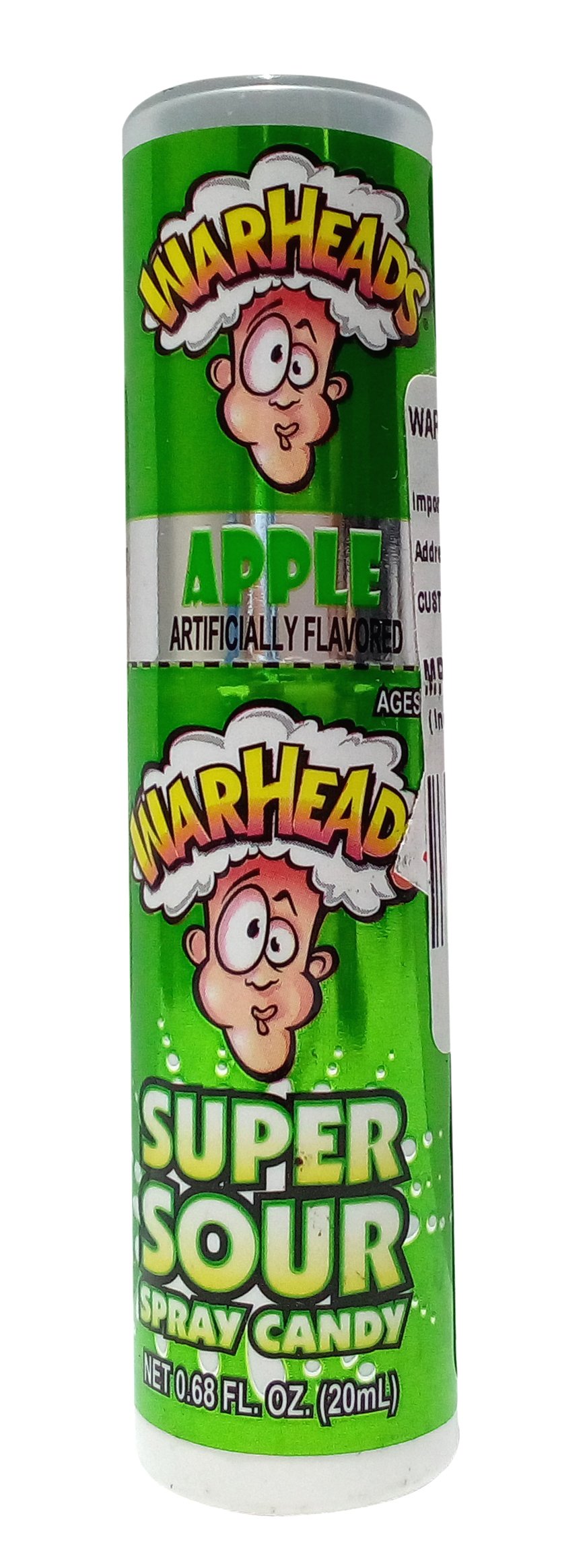 Warheads Super Sour Spray Candy - Apple, 20ml Bottle