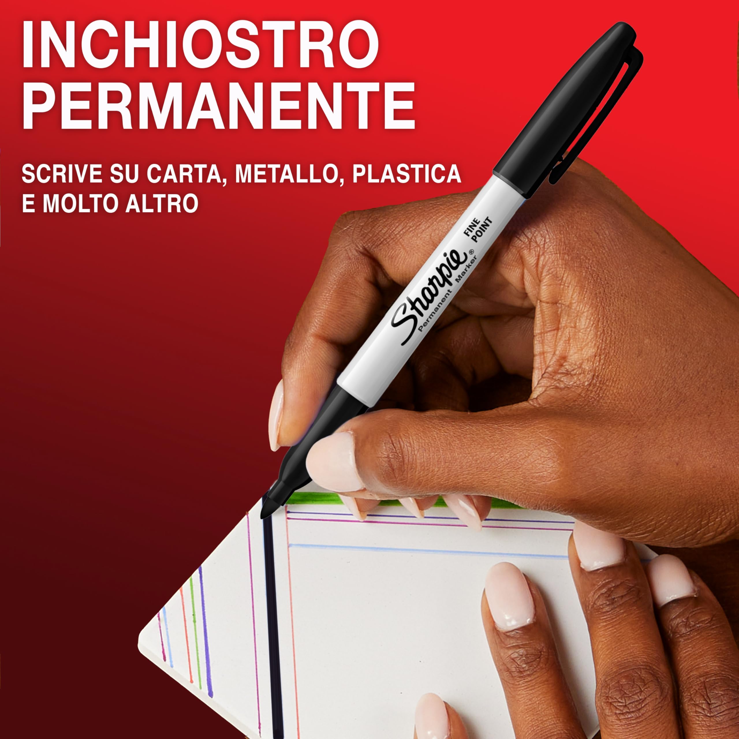 Sharpie Pennarelli indelebili Punta fine 18 sztuk Zestaw edycja limitowana