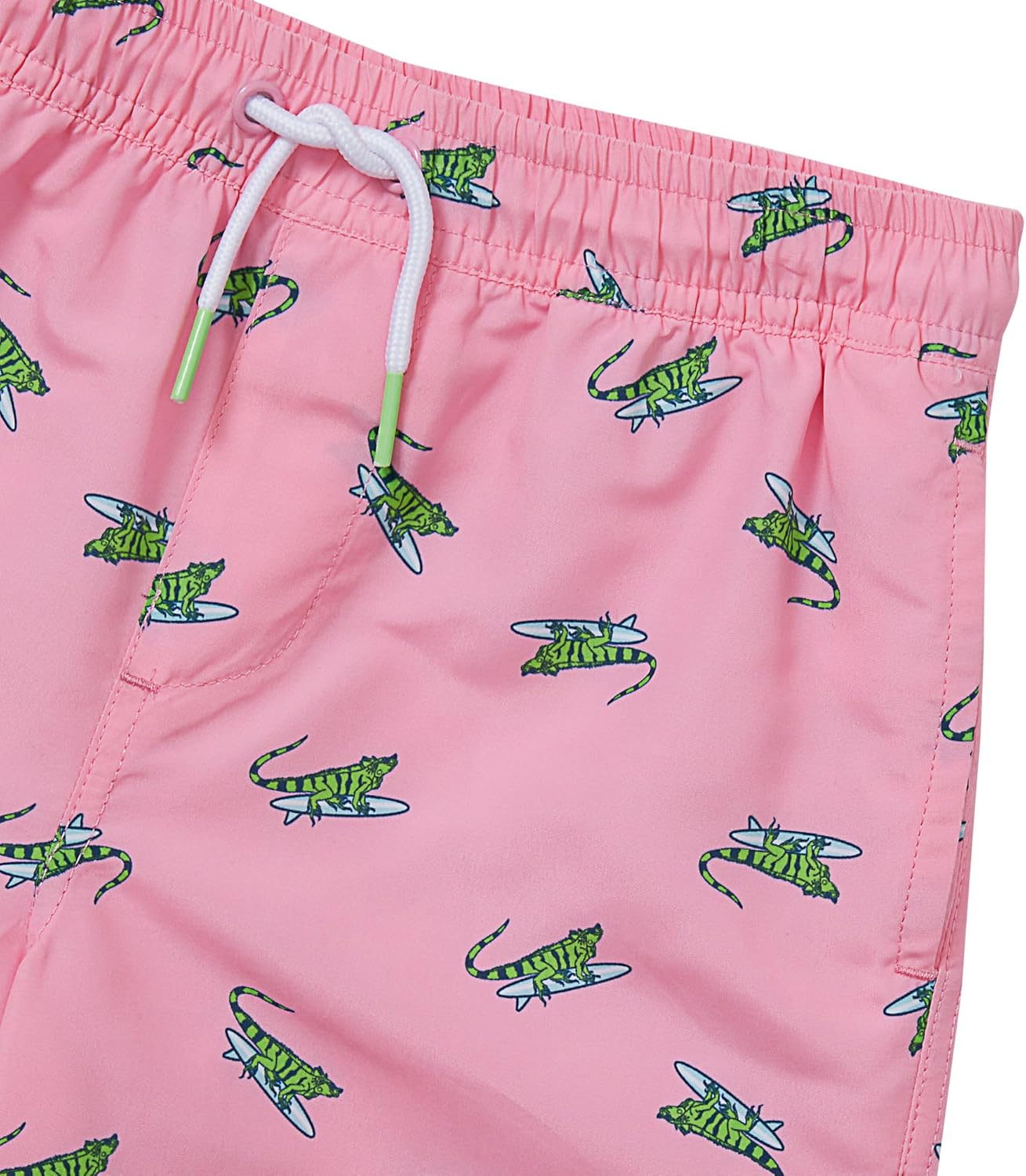 Lands' End Boys Print Swim Trunks