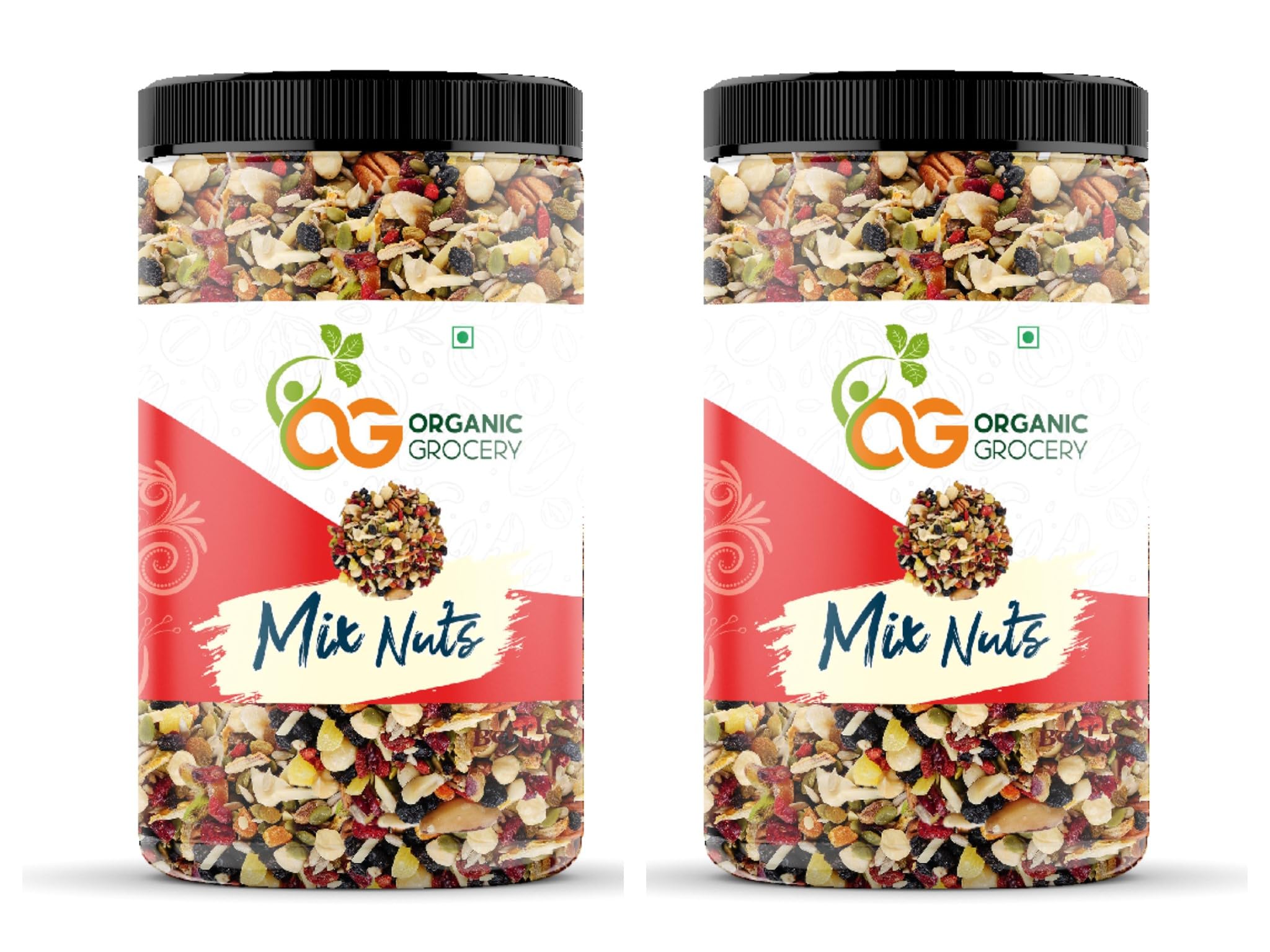 Organic Grocery 100% Natural Premium Mix Dry Fruits-1Kg With Almond Cashew Kishmish Apricot Black Raisins Dried Fruit Walnut Nuts And Dry Fruits(500*2 Jar Pack) Diwali Celebration Gift Pack Hamper (B0CKBZMD6H) Amazon Price History, Amazon Price Tracker