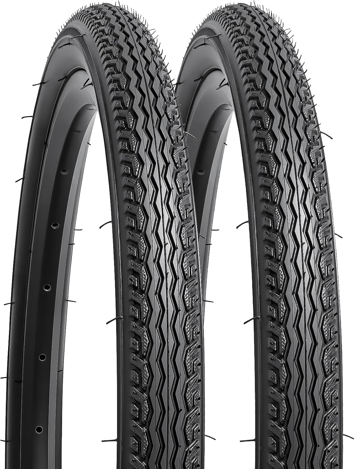 YUNSCM 2-PCS 20" Bike Tires 20x1.75/47-406 Compatible with Road Bike 20 x 1.75 20X1.75 Bicycle Tires (Y-1207)