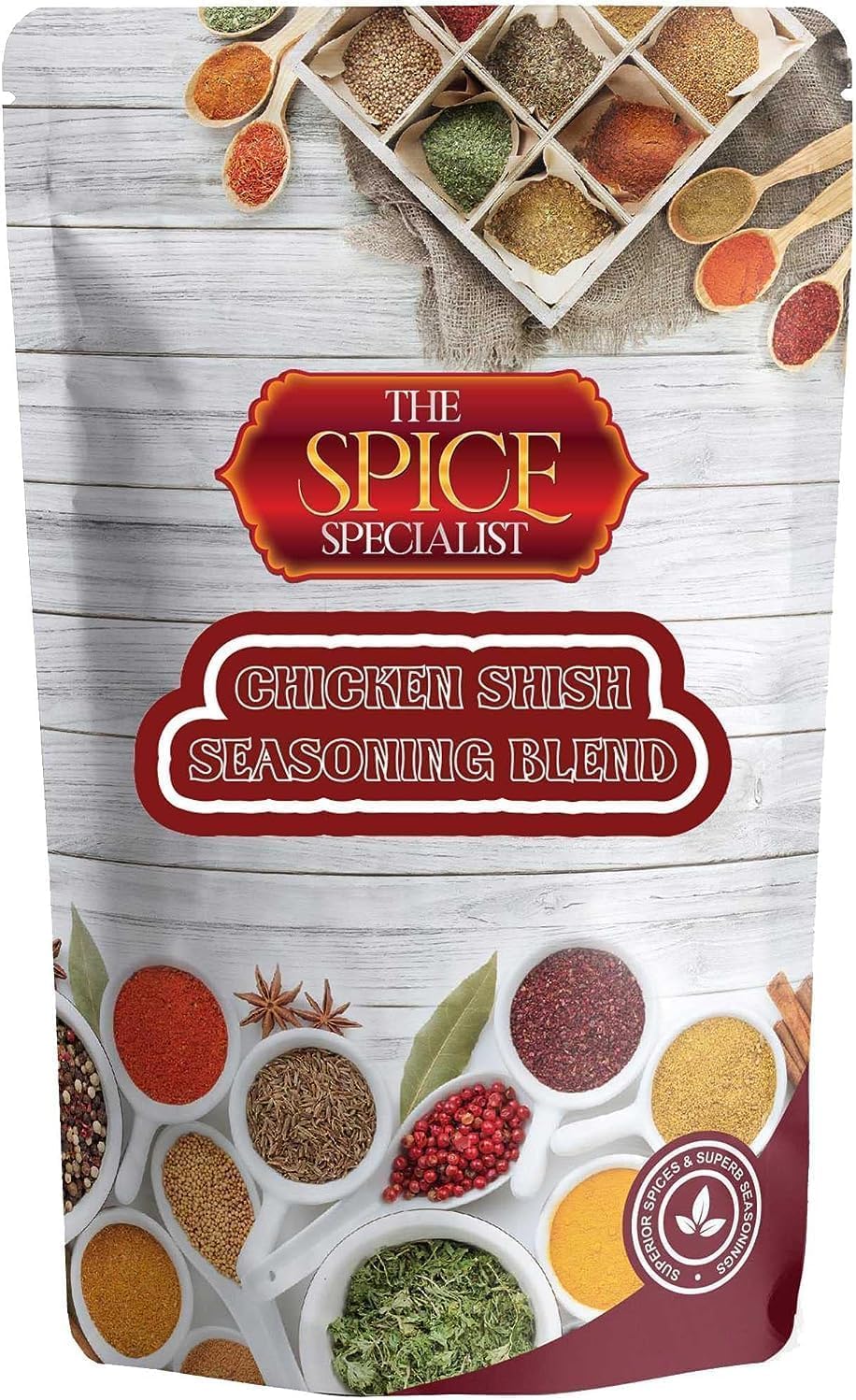 Chicken Shish Kebab Seasoning 200g โ Authentic Shish Tawook Spice Blend for Grilling, BBQ, Marinades & Fakeaway Kebab Shop Style Chicken by The Spice Specialist