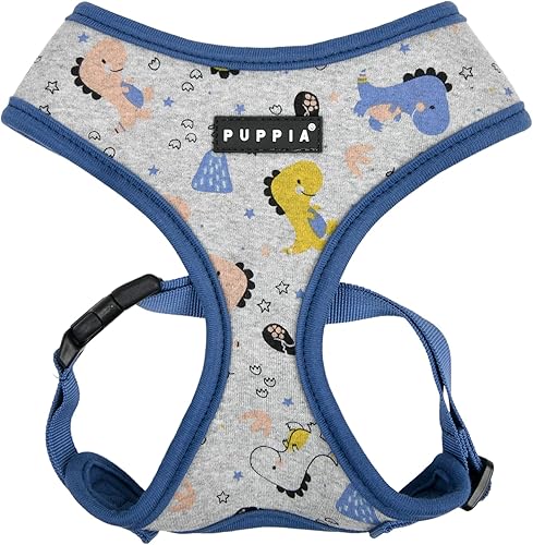 Puppia Arnés para perro sobre la cabeza de moda de primavera y verano, Blue_Minmi, talla S