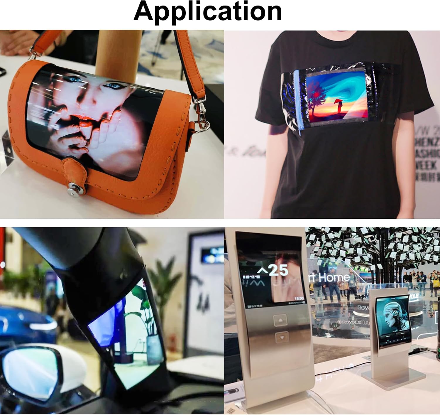 Proper and improper handling of the flexible display