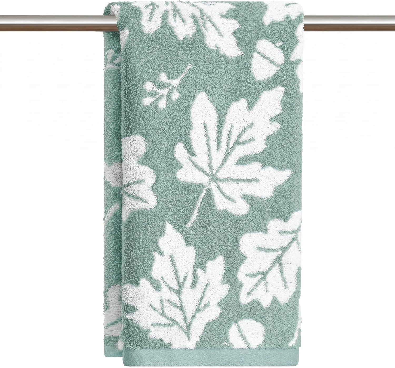 Artoid Mode 1 Pc Blue Pinecone Leaves Fall Hand Towel for Bathroom