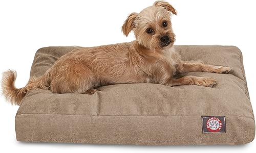 Miniatura 14 de Majestic Pet Villa - Cama rectangular para perro, lavable, cama antideslizante y cómoda para mascotas, cama de jaula con funda extraíble lavable,