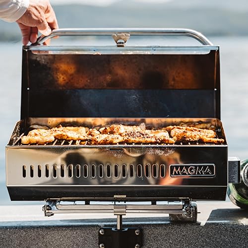 Miniatura 4 de Magma A10-803 ChefsMate Gas Grill | Portable Stainless Steel BBQ | Ideal for Marine, RV, Camping & Outdoor Grilling