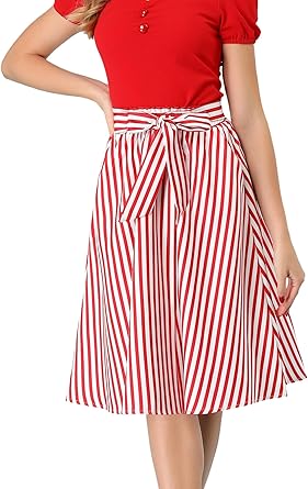striped skirt amazon