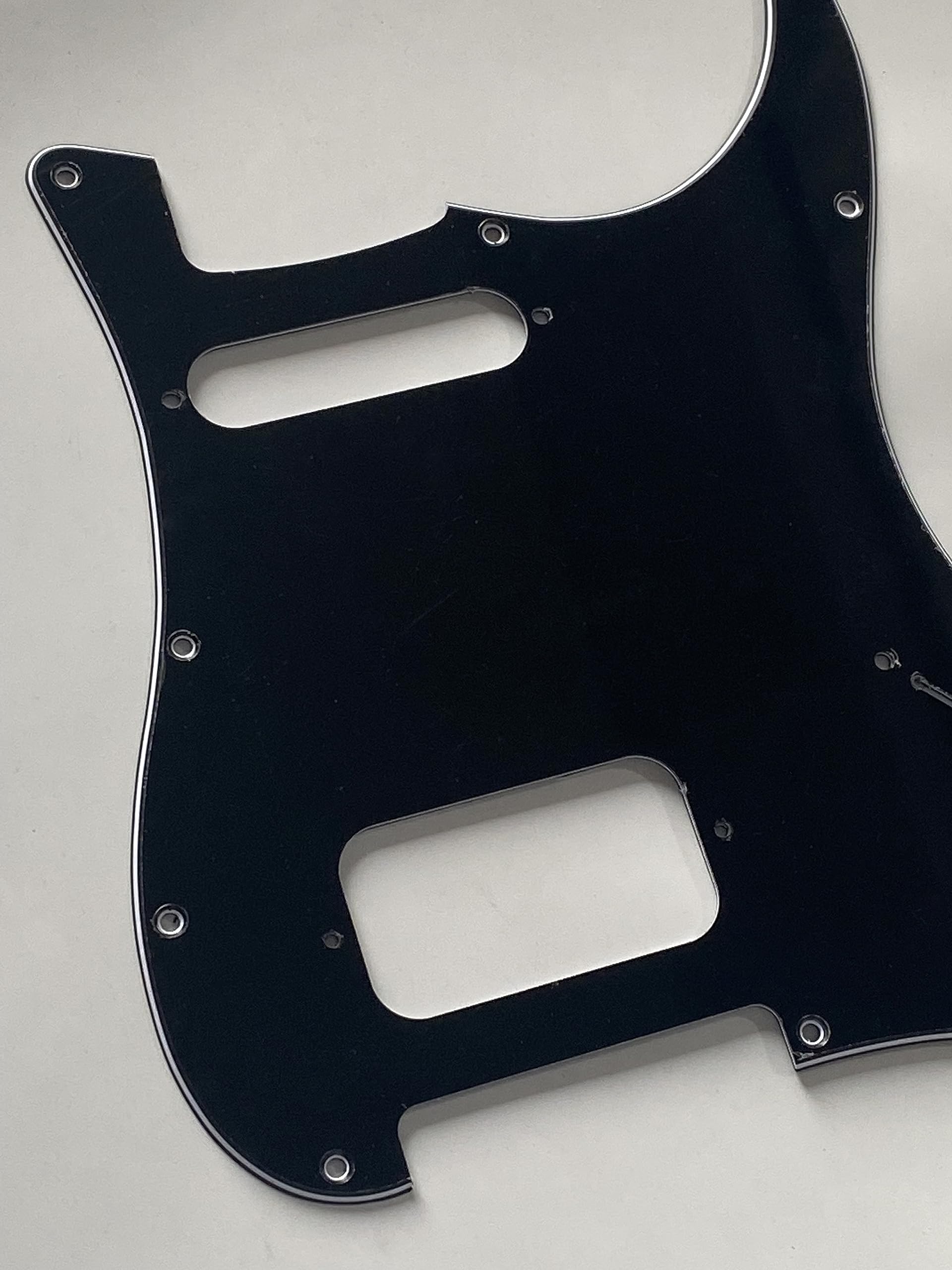 Fender 11 otwór na śrubę HS Pickup Strat Guitar Pickguard (3-warstwowy czarny)