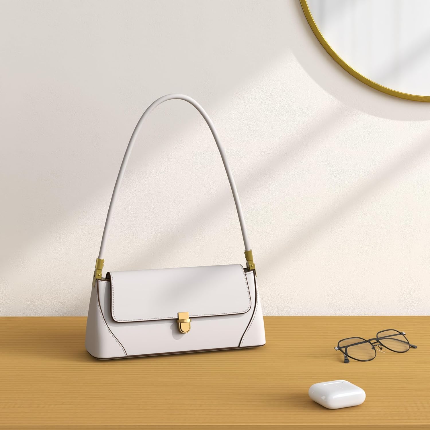 Shoulder Bags for Women Vintage Handbag Retro Classic Small Purse Cute Hobo Tote Handbag Mini Clutch Purse - Image 2