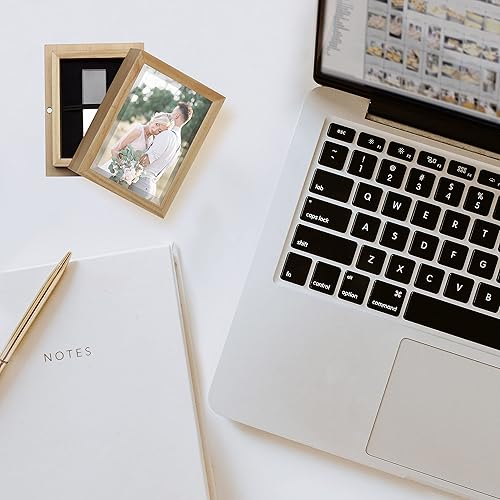 Miniatura 7 de Neil Enterpises Inc. Caja de madera Elite Flash Drive con foto