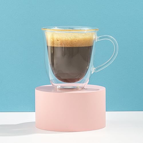 Vista 16 de JoyJolt Serene - Taza de café con aislamiento de doble pared (juego de 2) 13.5 onzas