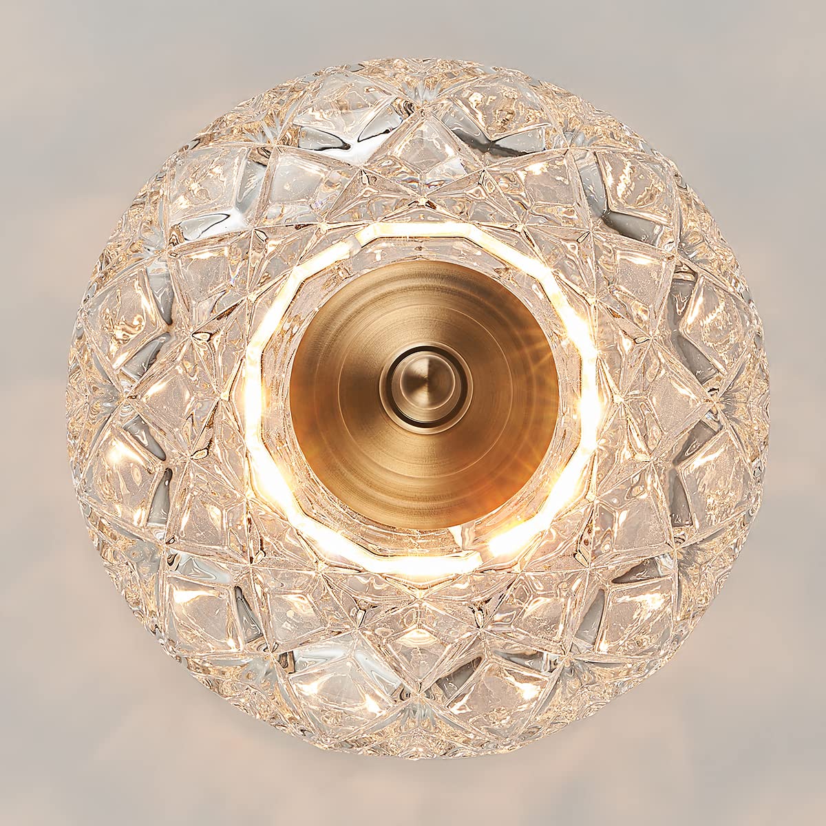 TLOLGT Antique Adjustable Pendant Light Delicate Decorative Pattern Glass Ceiling Pendant Lighting for Kitchen Island Dining Room with Original Vintage Design