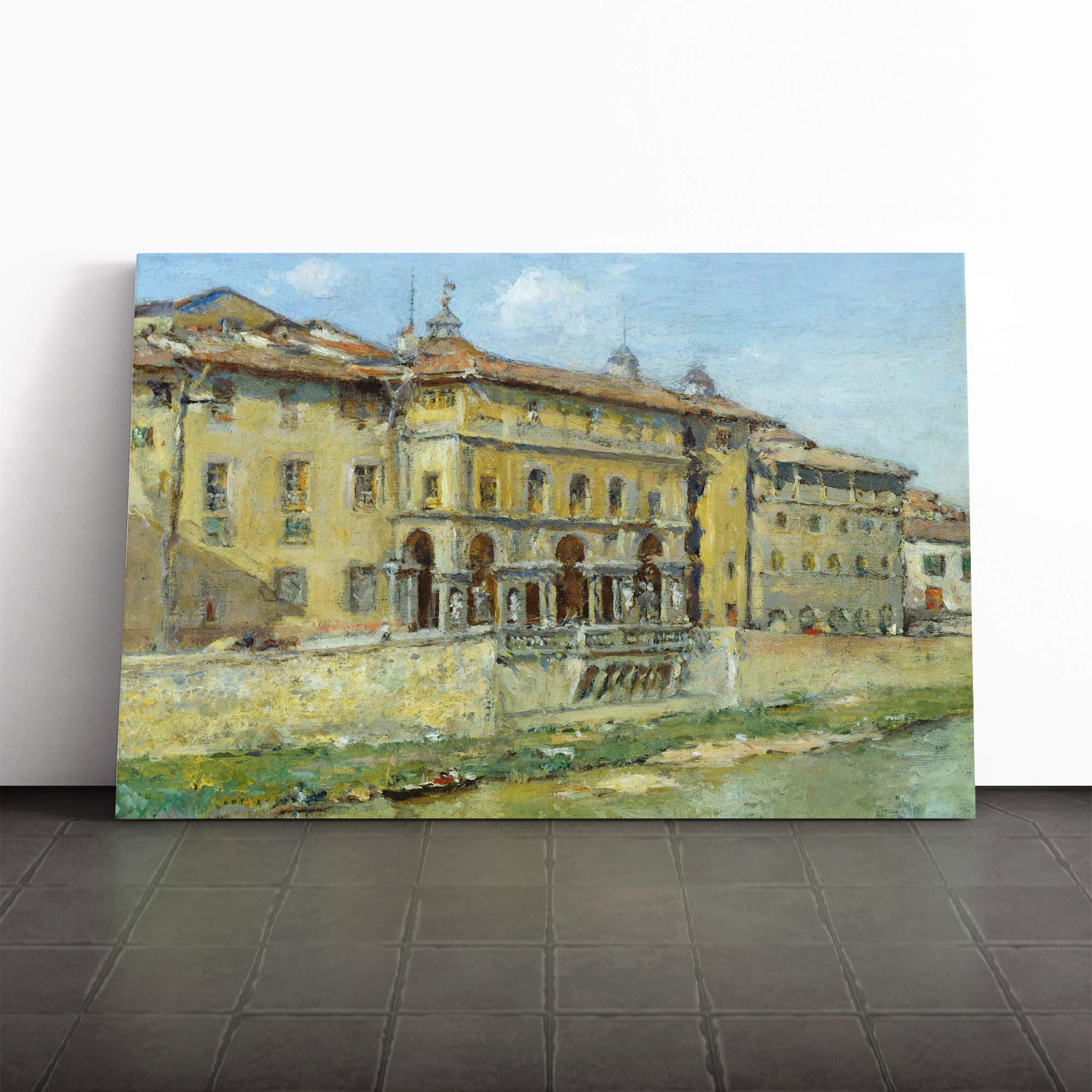 William Merritt Chase Canvas Print | Gallery Wrapped 30mm Frame Wall Art | 24x16 inches | Ready to Hang | Modern Picture | Living Room Bedroom Lounge Office