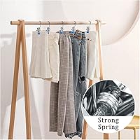 Vista 7 de FuninCrea Clips para ganchos de lavandería, 5 piezas de acero inoxidable antideslizantes para botas de lavandería, portátiles, resistentes