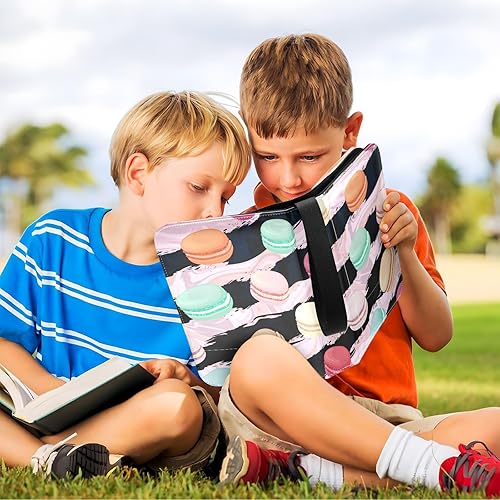 Miniatura 6 de Macaroons Card Binder 4 Pocket Trading Card Holder Book with 50 Sleeves Card Binder Case Fits 400 Cards 3 Rings Trading Card Album Folder for