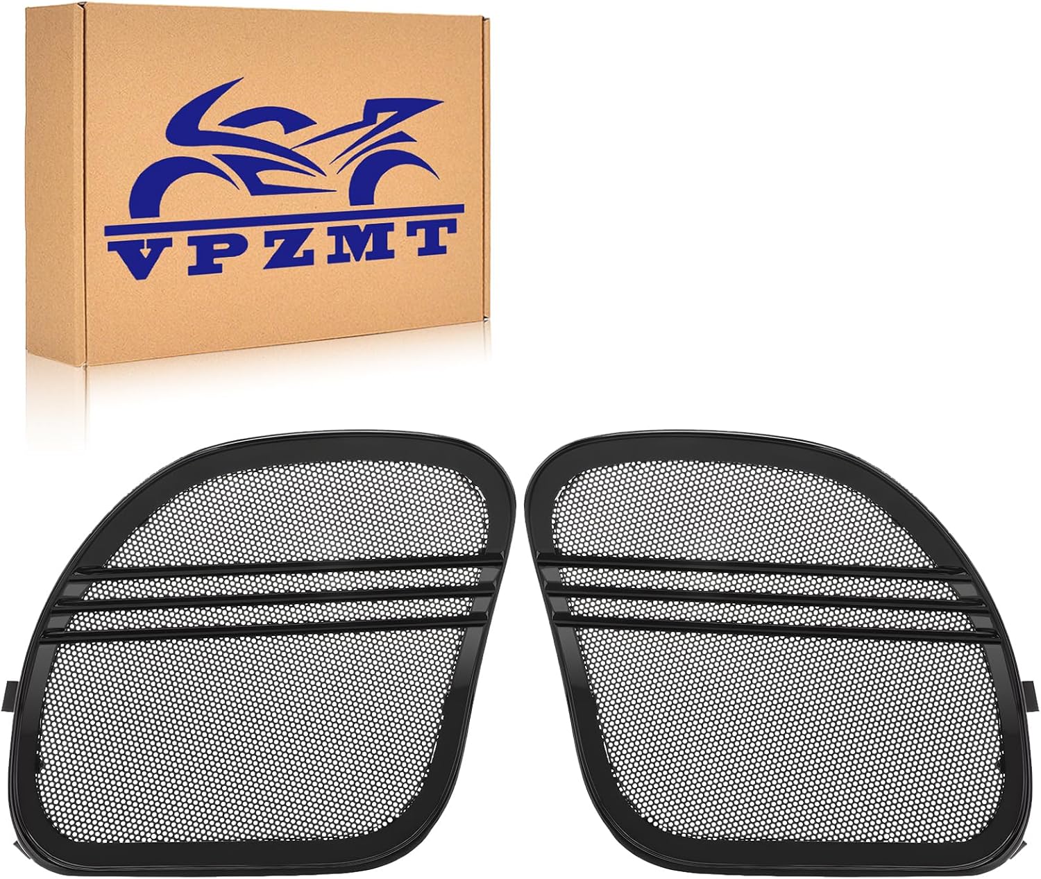 Front Fairing Speaker Grills Cover for Harley Road Glide FLTRX FLTRK FLTRXS FLTRUSE FLTRXSE 2015-2025 Models, One Pair, 5 * 7 Inch Metal
