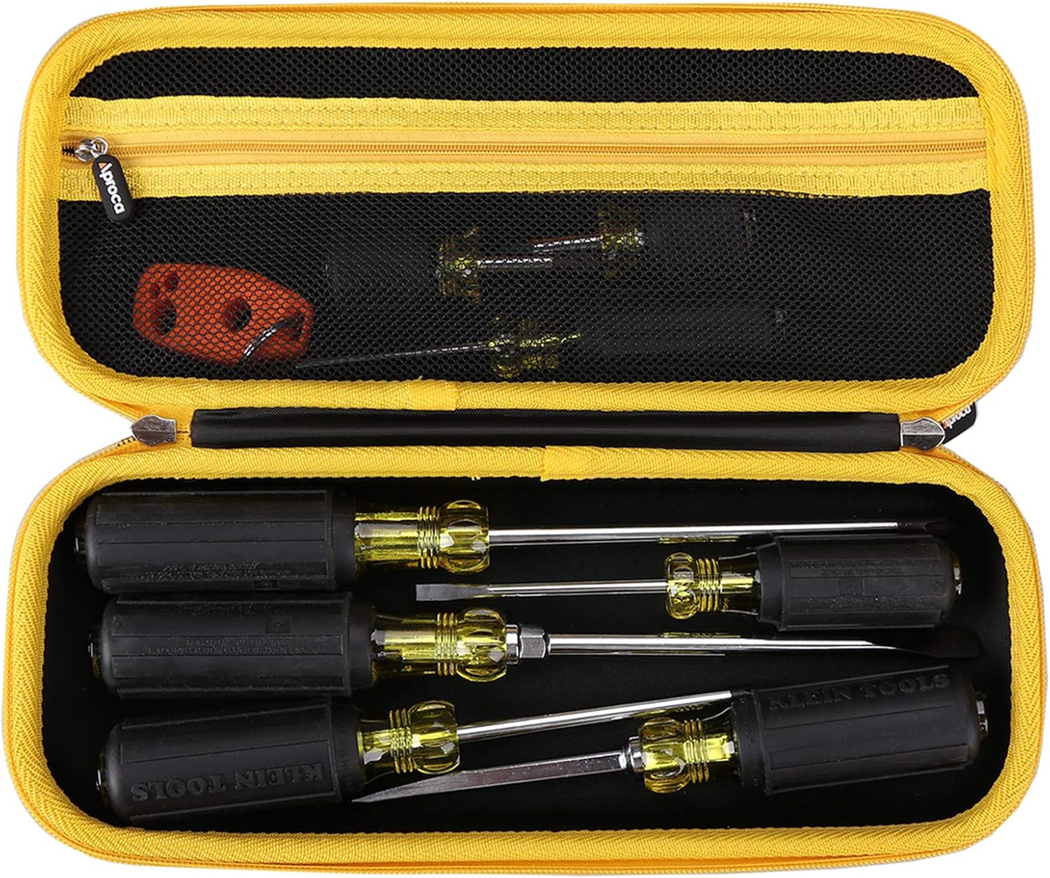 Aproca Case Compatible with Klein Tools 85076 85078 80021 85148 Screwdriver Set, Portable Storage Bag for Accessories (Case Only)