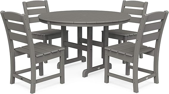 Amazon.com: POLYWOOD® Lakeside Dining Set, Slate Grey : Everything Else