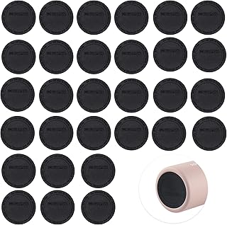 HOYDATE Rubber Bottoms for Sublimation Tumblers,Protective Anti-Slip Silicone Bottoms with Adhesive for Skinny Tumblers, Thermal Bottle,Mason Jars (56mmx30Pcs)