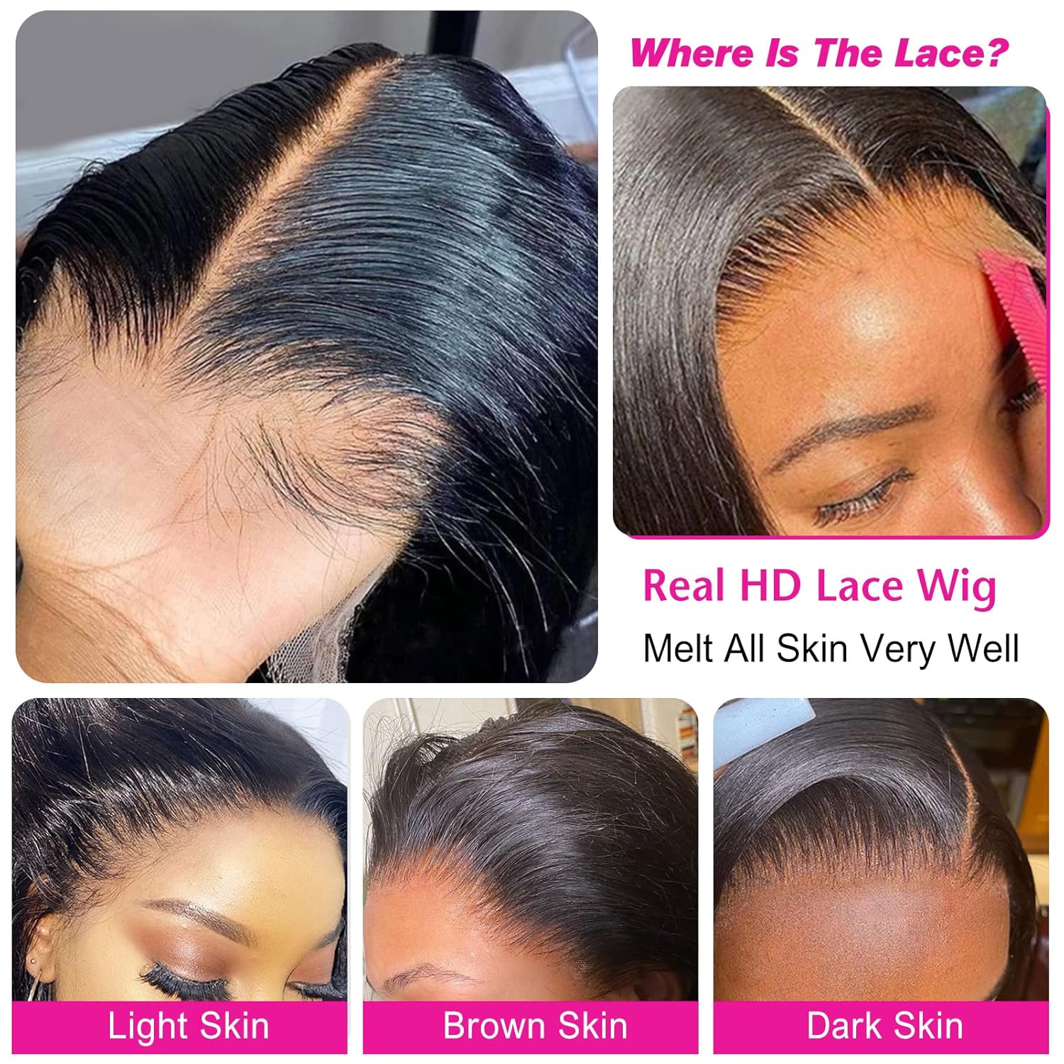 Beluck 36 Inch 13X6 Lace Front Wig Human Hair Transparent Hd Lace Front Wigs Human Hair Pre Plucked Glueless Body Wave Frontal Wigs Human Hair