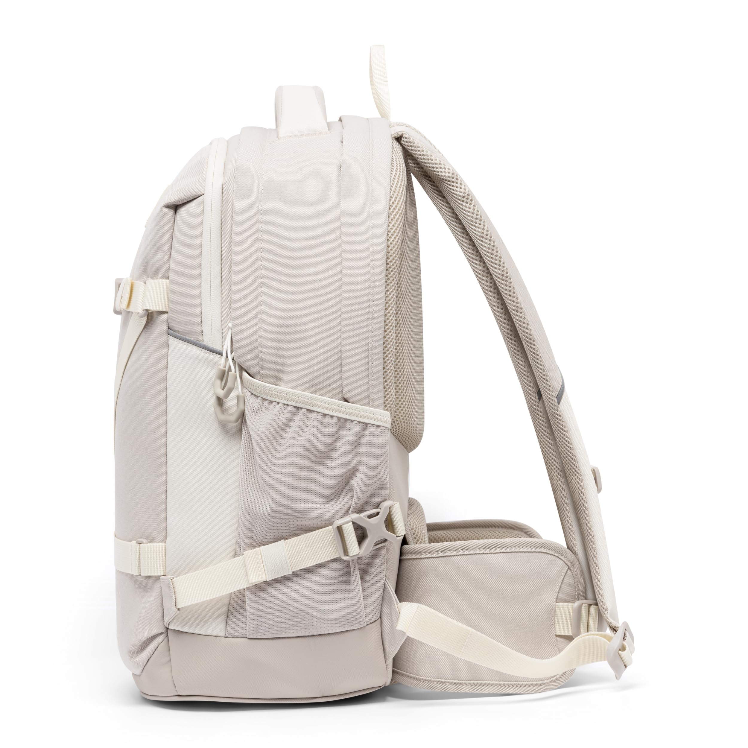 Audetic Zaino Scuola Ragazze Beige - COSMO - Per Scuola, Università, Tempo Libero, Viaggi - Zaino Scuola Media Teenager - In PET riciclato - Idrorepellente