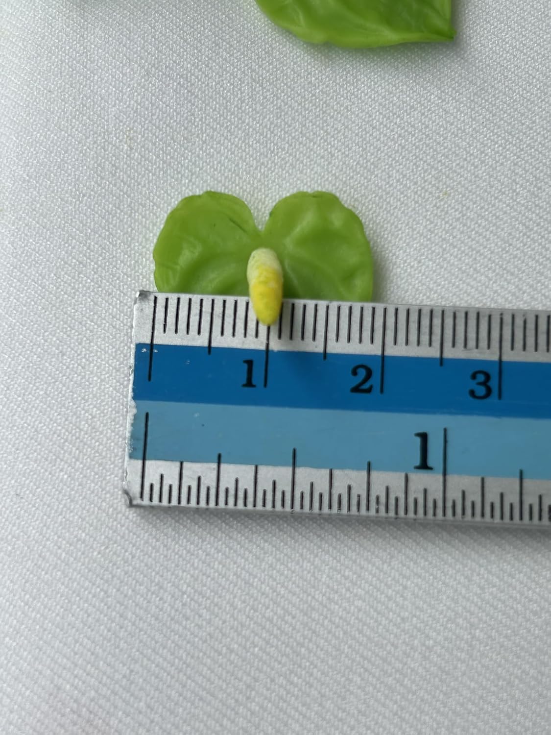 60 PCS Mini Anthurium Clay Beads (18 mm) for Jewelry Making DIY Craft Supplies (Green)