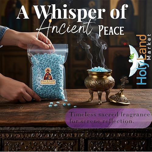 Miniatura 101 de Holy Land Market Incienso de Jerusalén - para iglesia o uso personal, calidad premium del Monte Athos (Nardo, 1 oz)