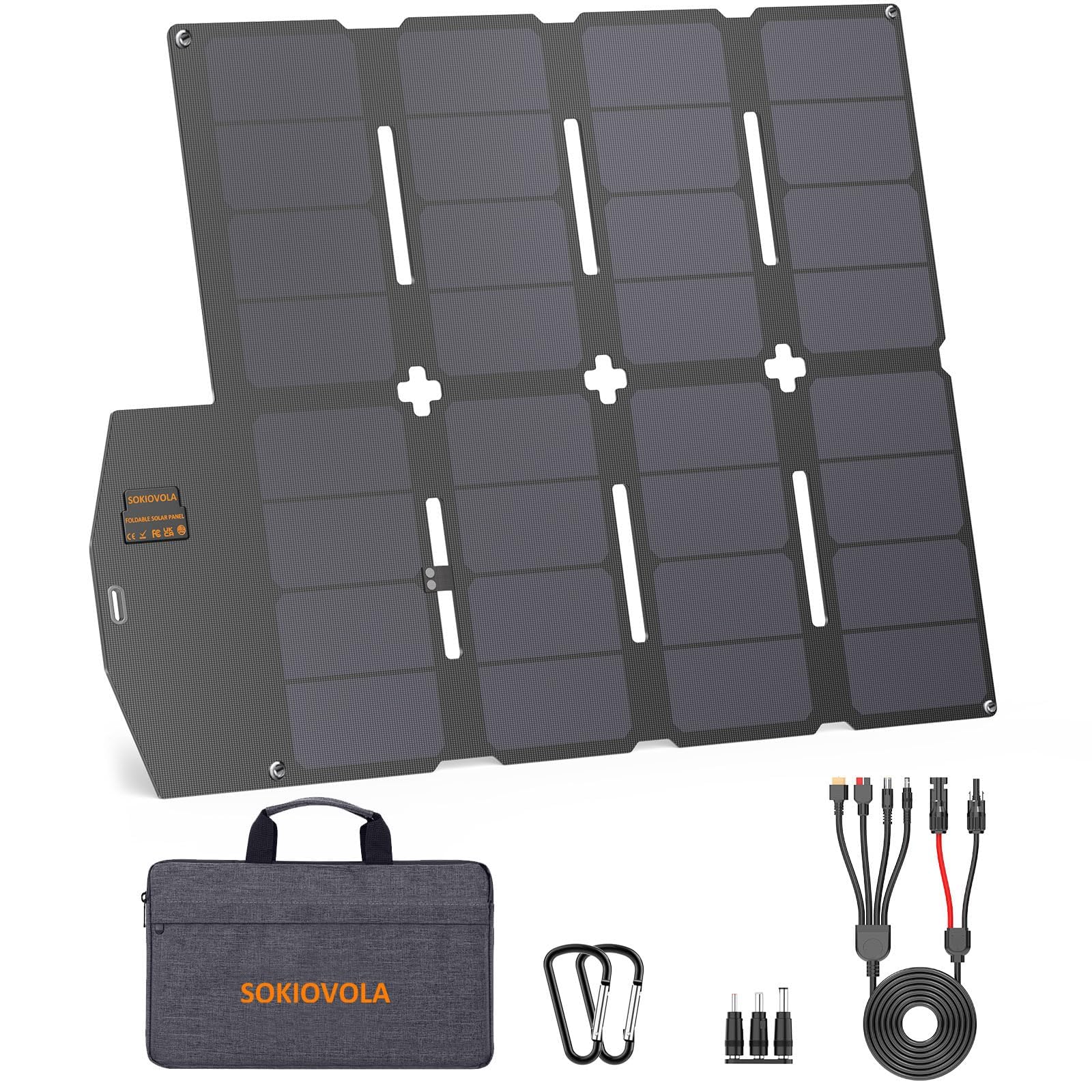 SOKIOVOLA 100W Portable Solar Panel