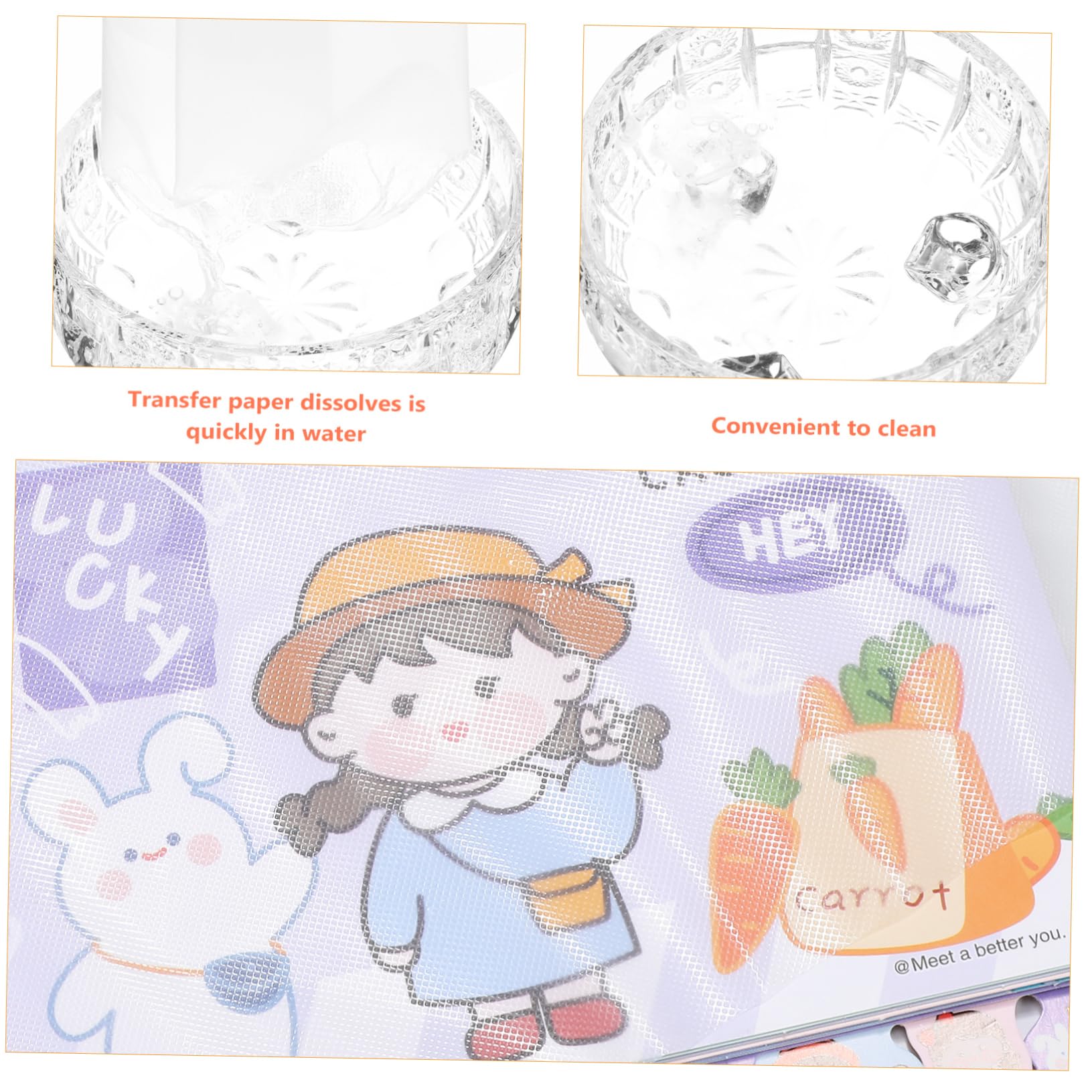 20hojas Papel De Transferencia Para y Dibujo Soluble Agua Para Proyectos De Costura y Manualidades Para Diy y De