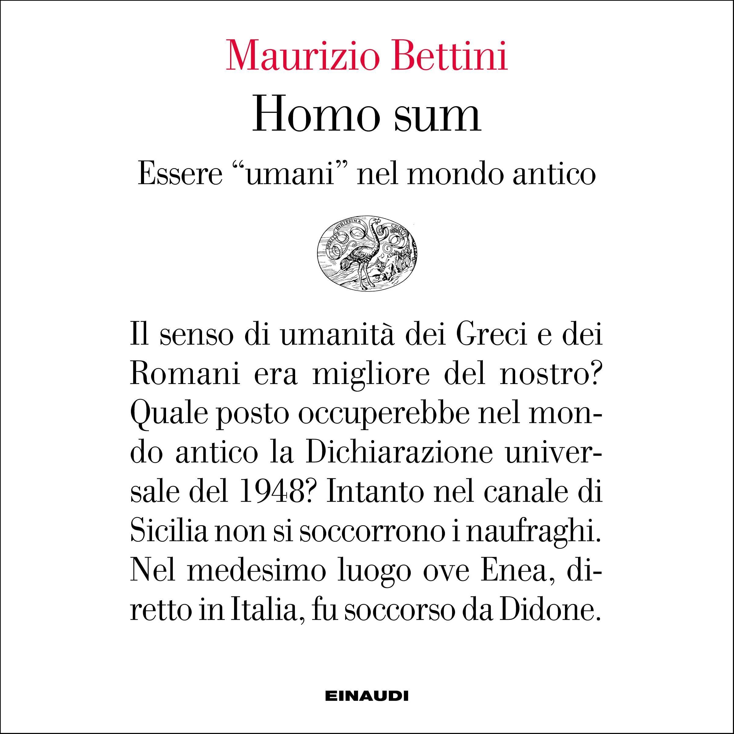 Homo sum: Essere "umani" nel mondo antico