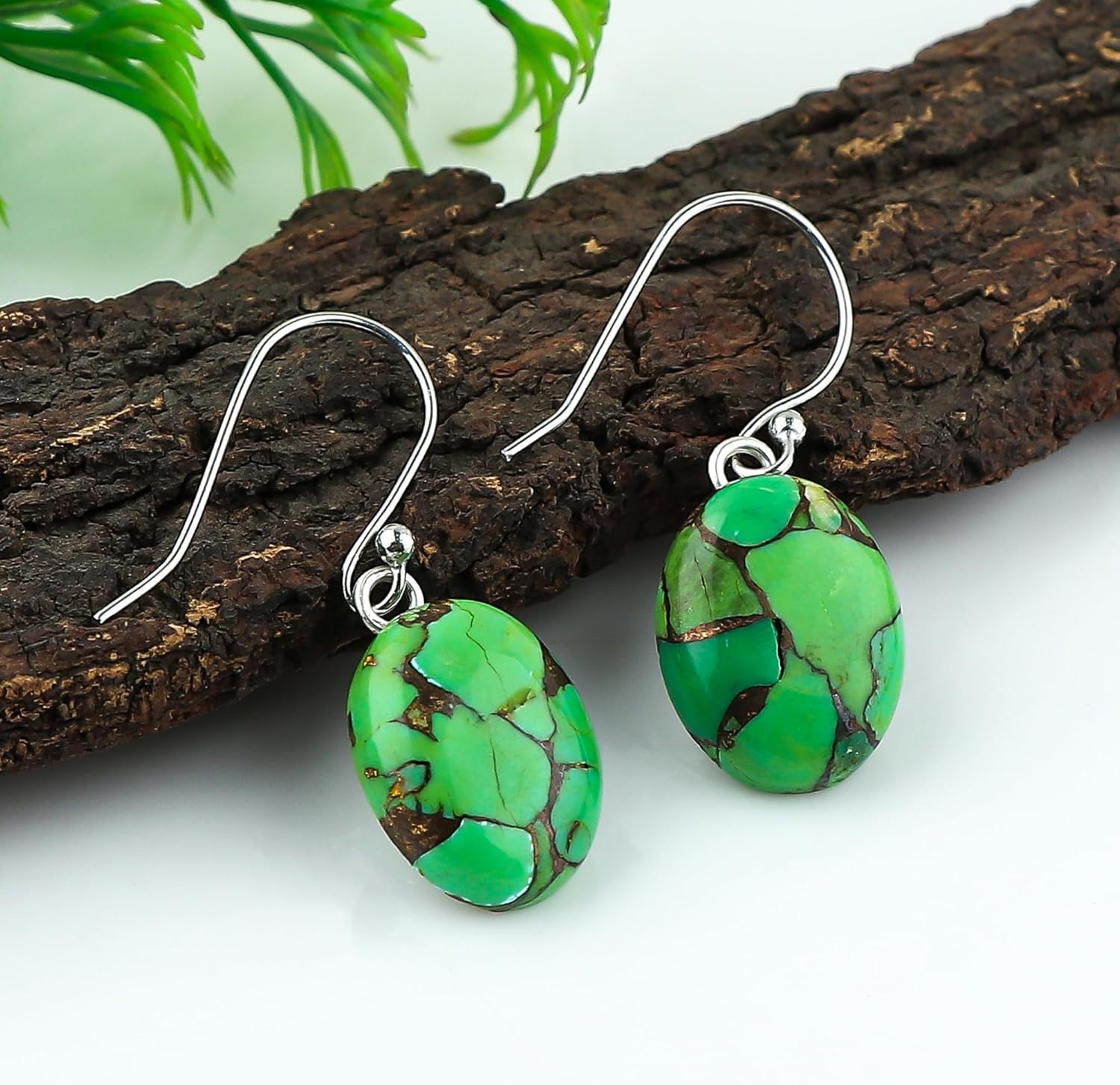 925 Sterling Silver Dainty Earrings, Natural Gemstones Plain Stones, Hypoallergenic Lightweight Jewelry, Handmade Designer Boho Earring, Healing Crystals, Christmas Gift for Women