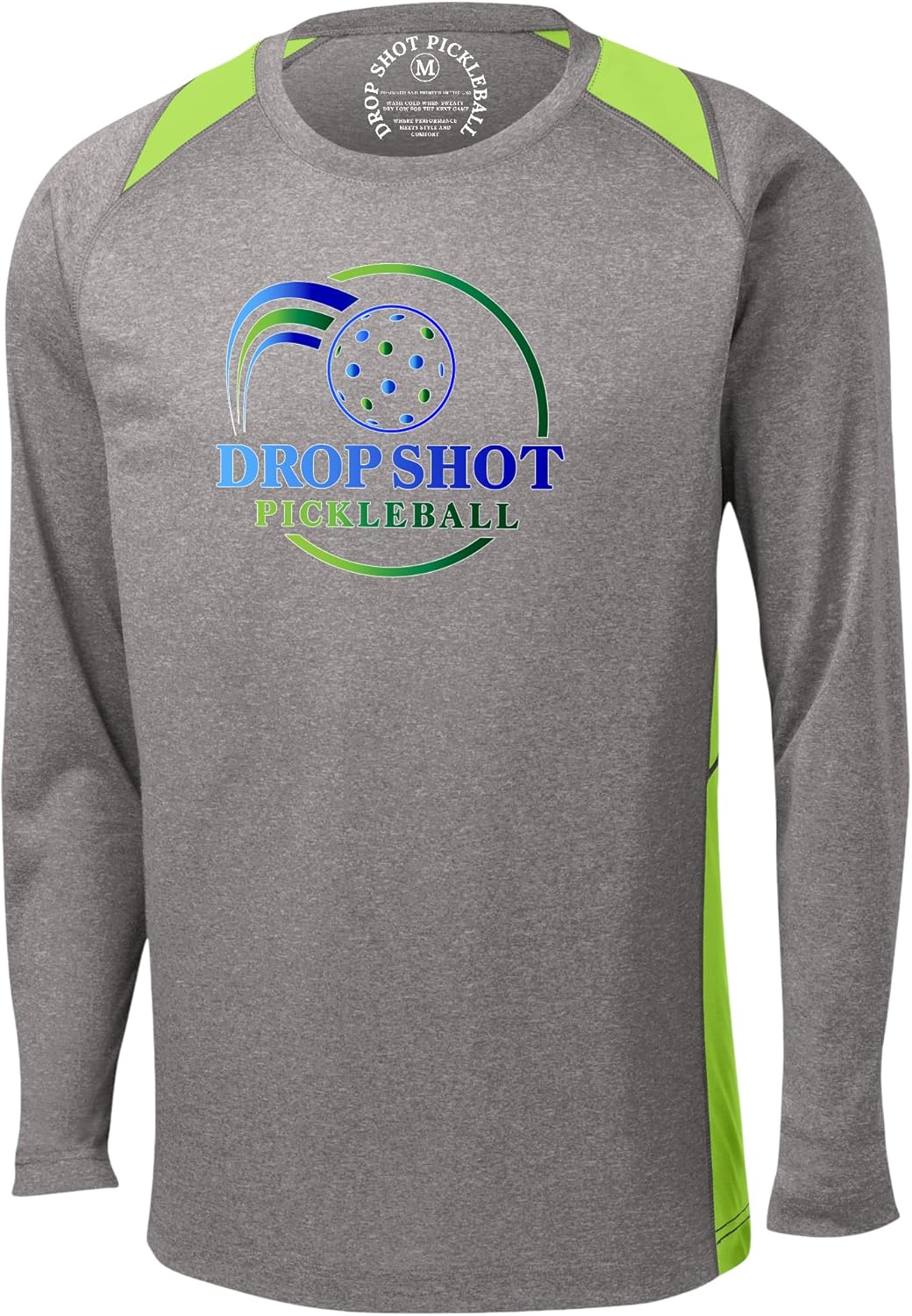 Long Sleeve Pickleball T Shirt | UPF Athletic Dri-Fit Active Shirts | Performance Contender Tee