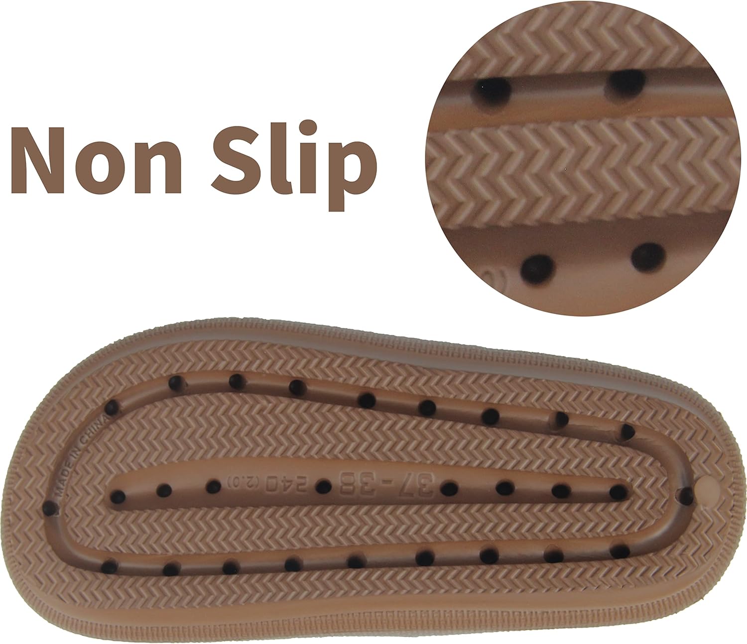 BenSorts Pillow Sandals for Women Men Thick Sole Adjustable Buckles EVA - Image 5