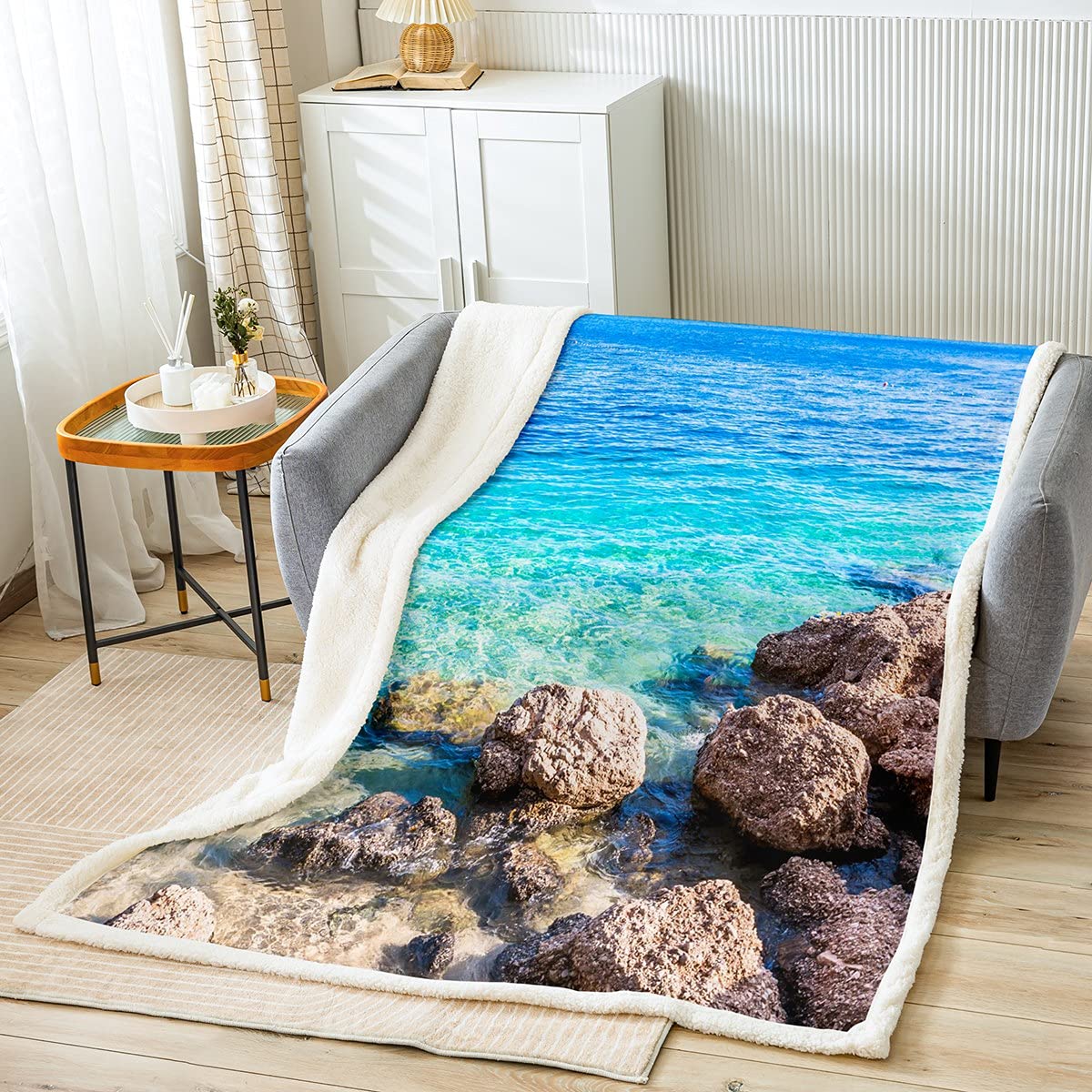 Couverture de vacances Sea Sherpa plaid de plage hawaienne doux
