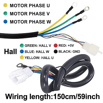48V 2000W Brushless DC Motor MY1020 Peak 5700RPM High Speed Electric Motor | 42A BLDC Motor with Foot Bracket, Powerful Mid Drive Motor, 6.9N.M Go Kart Brushless Motor for Razor Dirt Bike Upgrade Motor