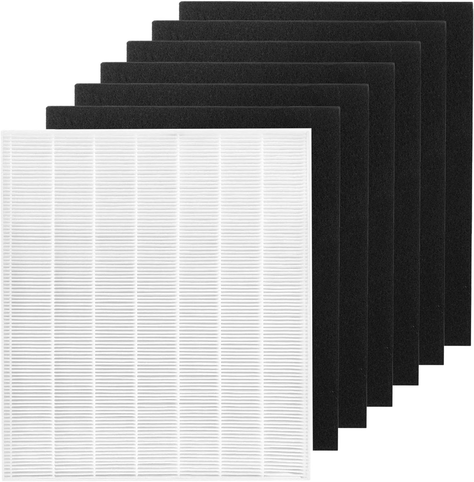 Replacement Filter for Coway AP1512HH AP-1512HH-FP, 3304899 Filter with 6 Pack Carbon Pre-filters