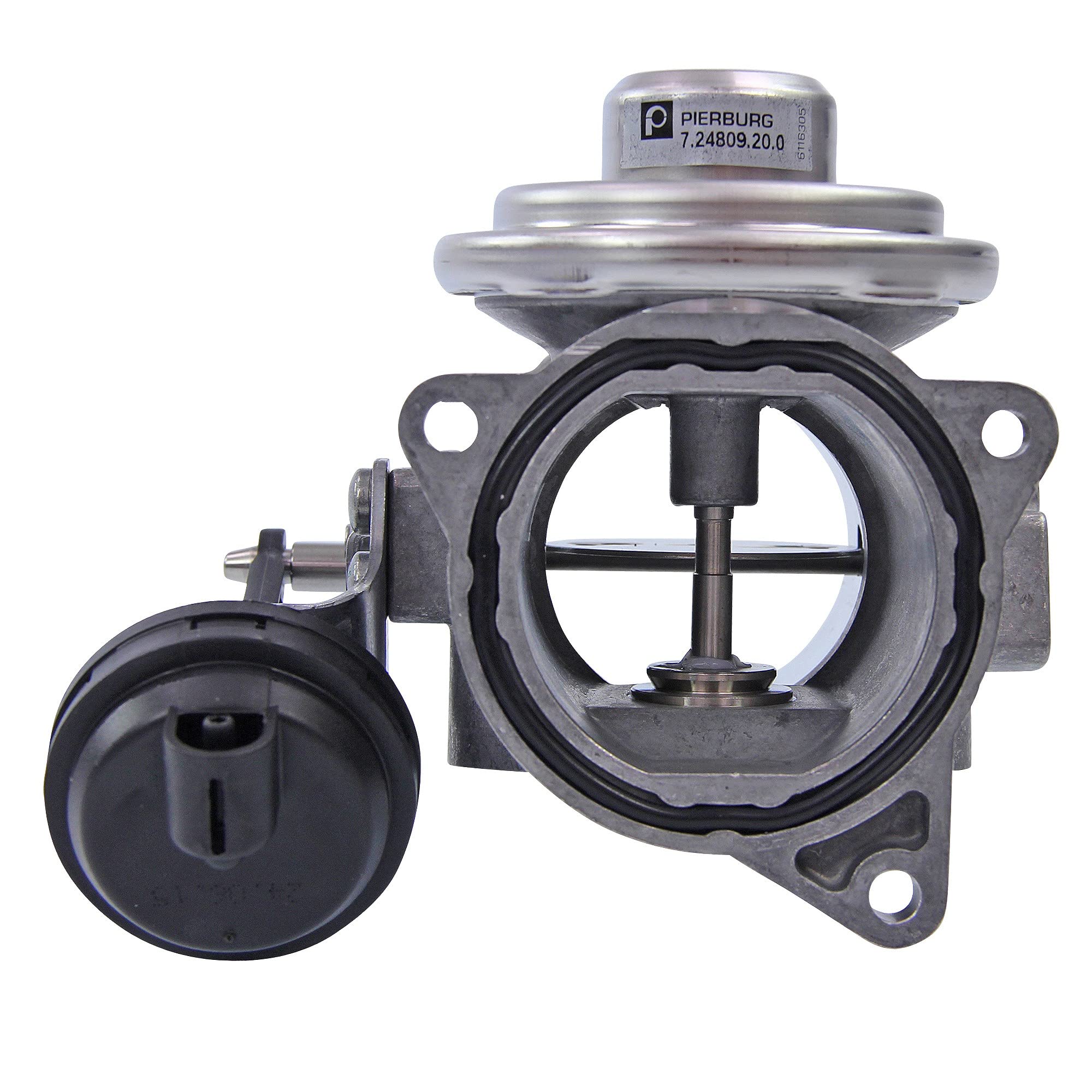 PIERBURG Valvola ricircolo gas scarico-EGR 7.24809.20.0 | Compatibile con: AUDI A4 B6, A4 B6 Avant, A6 C5, A6 C5 Avant, FORD GALAXY I, SEAT ALHAMBRA, SKODA SUPERB I, VW MULTIVAN T5