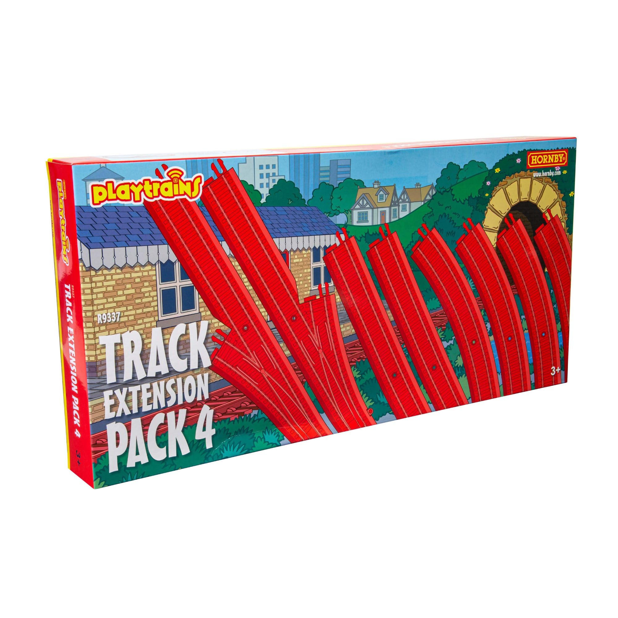 Playtrains Track Extension Pack 4 OO Scale Model Train Track R9337 *Add On to R9332