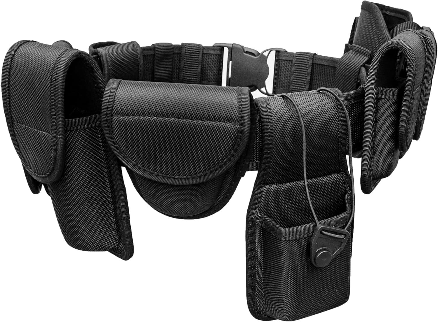 10 in 1 Duty Belt Rig police Molded Pouches Kit Tactical Utility Security Guard Belt Modular Law Enforcement Military Equipment Belt 4 pack Belt Keeper - Image 6