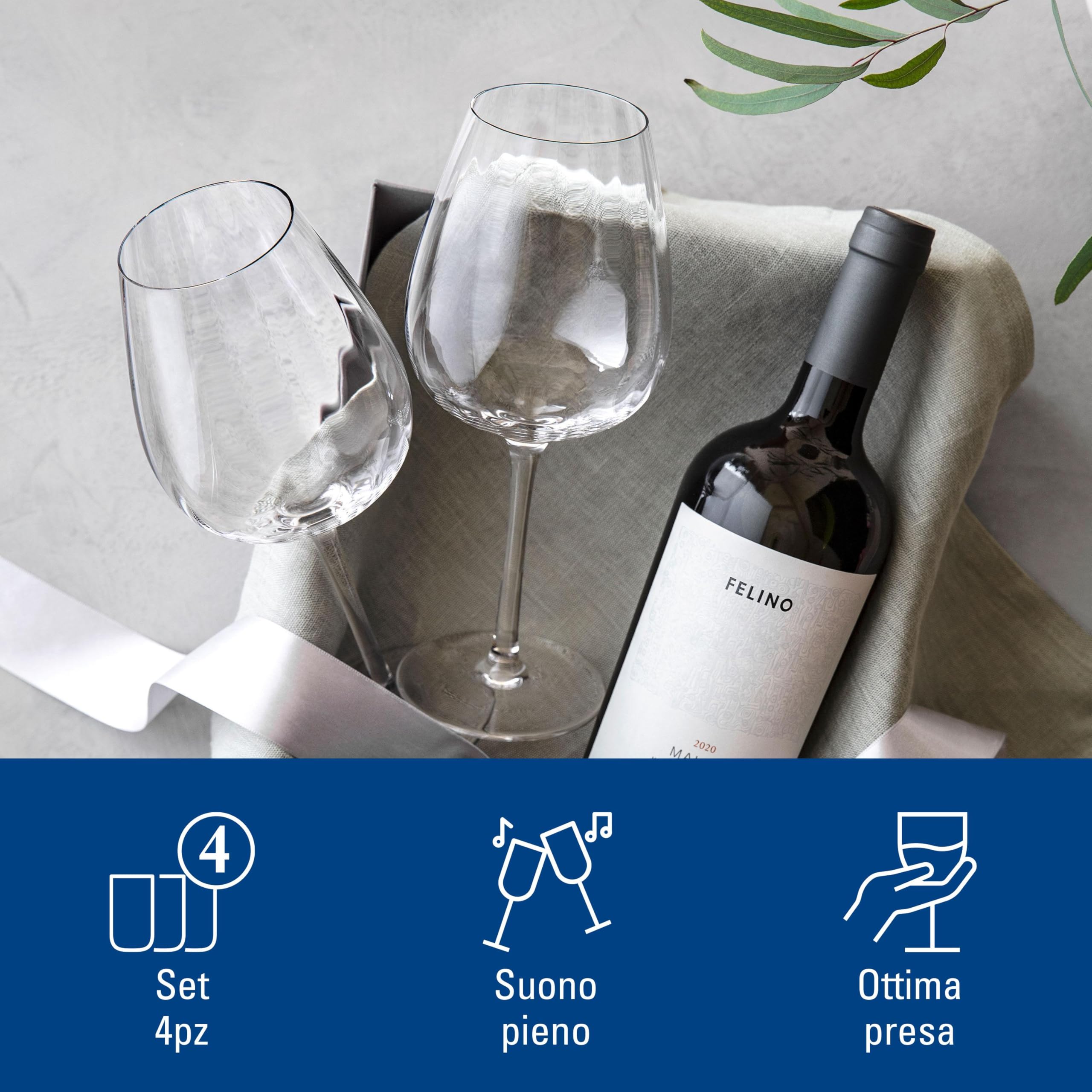 Bicchieri Da Long Drink Villeroy & Boch Rose Garden | Set Da 4 | 300 Ml In Cristallo | Lavabili In Lavastoviglie