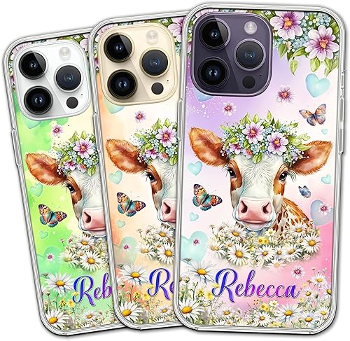 Miniatura 7 de CASEZILY Funda LGBT personalizada con diseño de rayas de arcoíris, transparente, compatible con iPhone 15, 14, 13, 12, 11, X, Xs, Xr, 8, 7, 6s, Mini