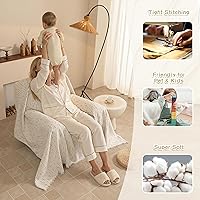 Vista 2 de MYSKY HOME Chair Covers Armchair, Recliner Chair Cover Beige Couch Cover, Sofa Covers for Sectional Sofa L Shape Oversized Couch Covers Protector 9#