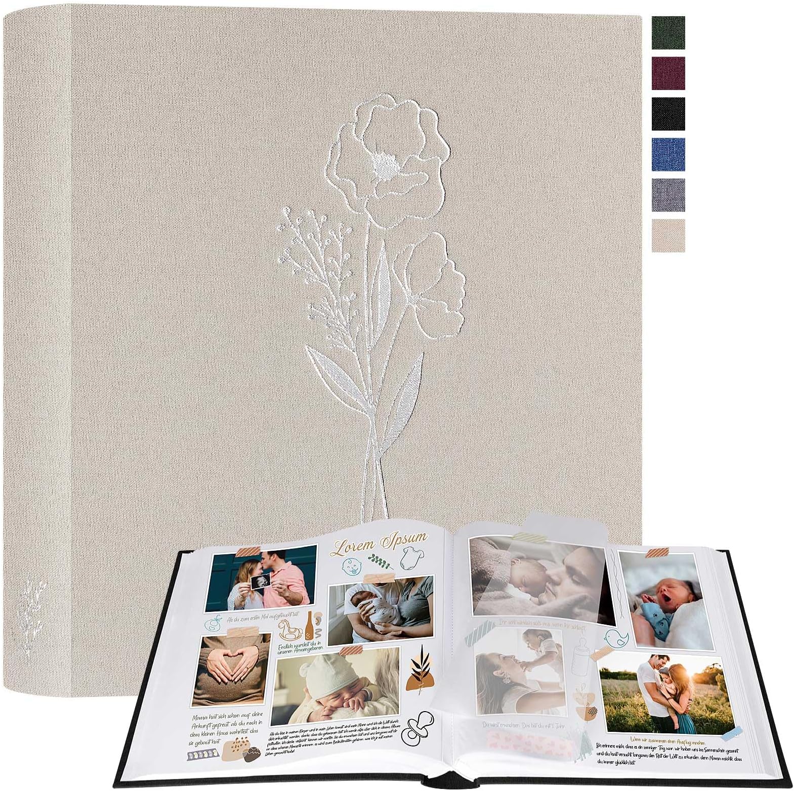 Cahier Transparent,Cahier Classeur,2 Sets Mini Classeurs 3 Anneaux