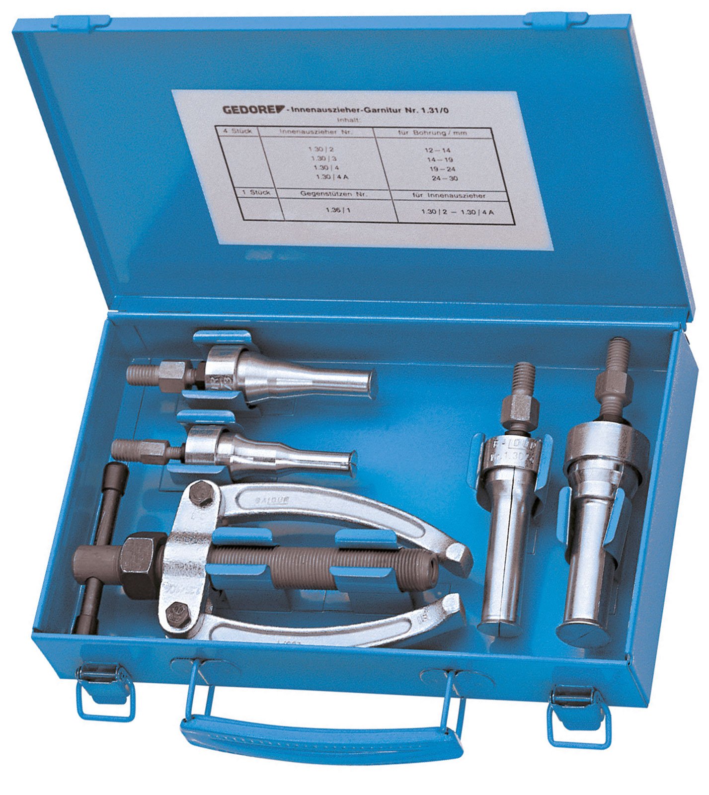 Conjunto de extractores interiores