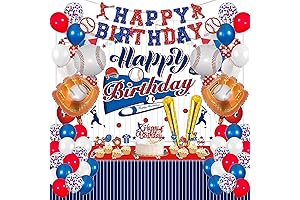 Navy Blue and Gold Baseball Theme Party DIY Supplies