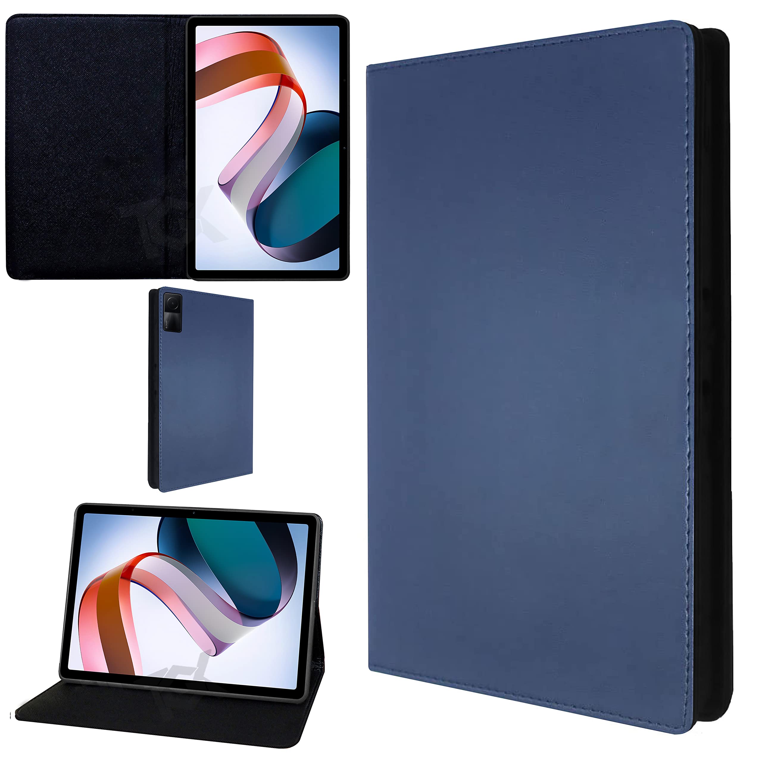 TGK Leather Soft TPU Back Flip Stand Case Cover for Redmi Pad 10.61 inch Tablet with Precise Cutouts (Blue) (B0BJFDDP2M) Amazon Price History, Amazon Price Tracker
