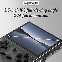 Vista 2 de RG35XX 2024 Retro Gaming Consoles with 64GB Card rg35xx Handheld Game Console 3.5 inch IPS Screen Linux System Classic Emulator Hand Held Gaming