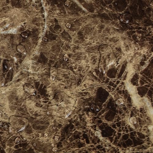 Vista 6 de AbaBoorty Papel de contacto de mármol marrón para encimera de cocina, papel de contacto para mesa de comedor, papel de mármol, papel tapiz