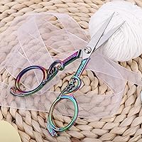 Vista 8 de Tijeras de bordado para detalles: tijeras pequeñas de punta afilada para costura, manualidades, obras de arte, hilo de costura, tijeras de hilo